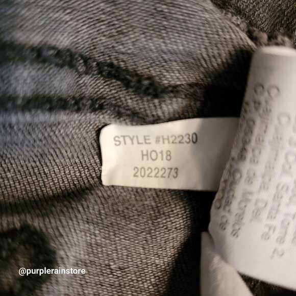 Madewell Jeans 27 Skinny 9" High Rise Black Sea Wash H2230 Tummy Control Stretch - Picture 6 of 12